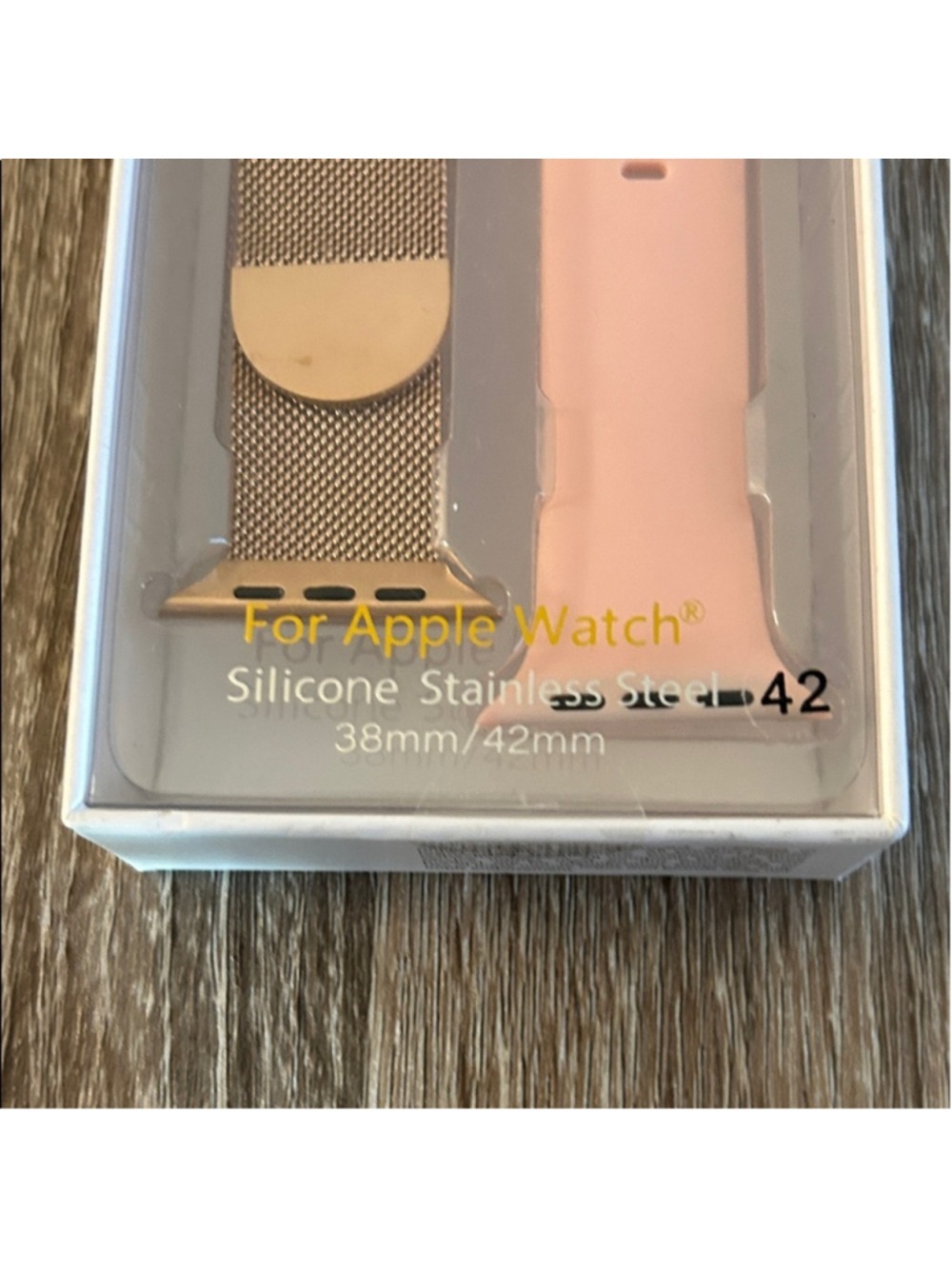 Pink and Gold Smartwatch Case for Apple Watch - Picture 2 of 5